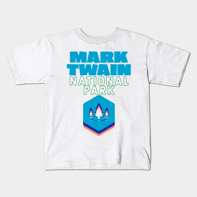 Mark Twain National Forest Kids T-Shirt by cricky